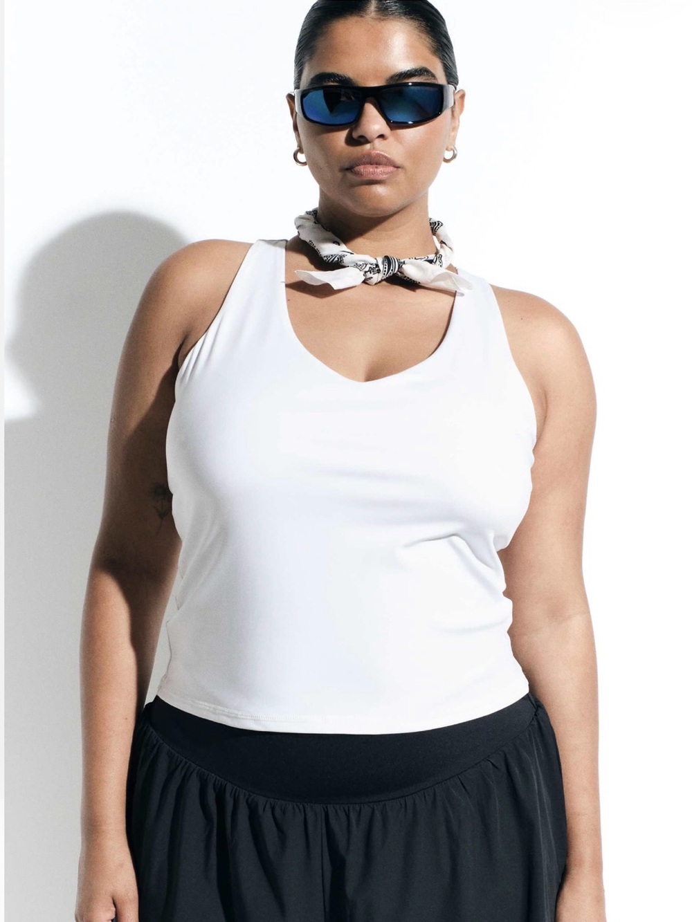 ASOS 4505 Curve Active V-Neck Racerback with Bra